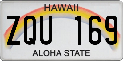 HI license plate ZQU169
