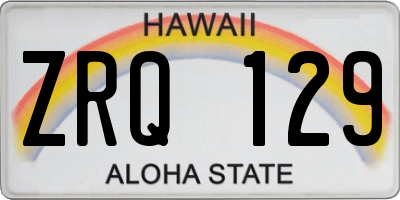 HI license plate ZRQ129