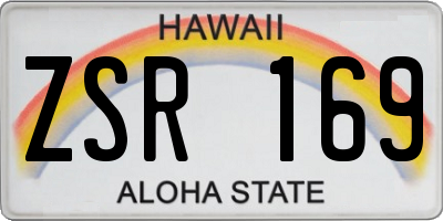 HI license plate ZSR169