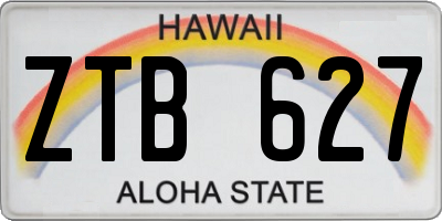 HI license plate ZTB627