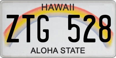 HI license plate ZTG528