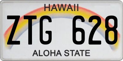 HI license plate ZTG628