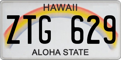 HI license plate ZTG629