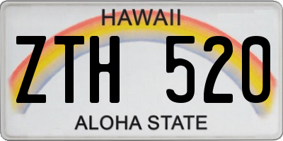 HI license plate ZTH520
