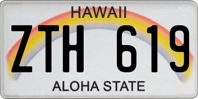 HI license plate ZTH619