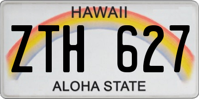 HI license plate ZTH627