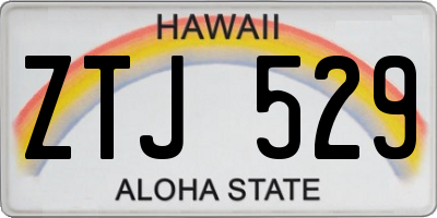 HI license plate ZTJ529