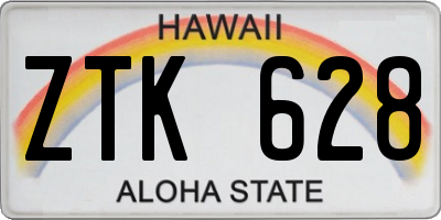 HI license plate ZTK628