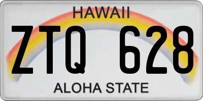 HI license plate ZTQ628