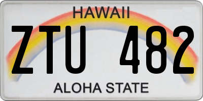 HI license plate ZTU482