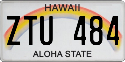 HI license plate ZTU484