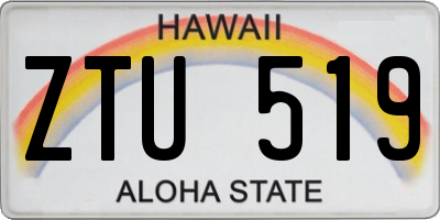 HI license plate ZTU519