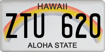 HI license plate ZTU620