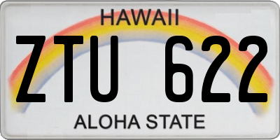 HI license plate ZTU622