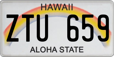 HI license plate ZTU659