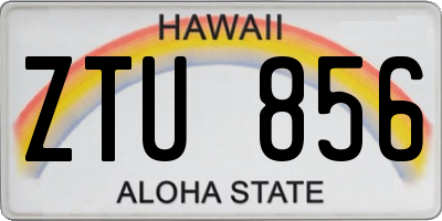 HI license plate ZTU856