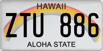 HI license plate ZTU886