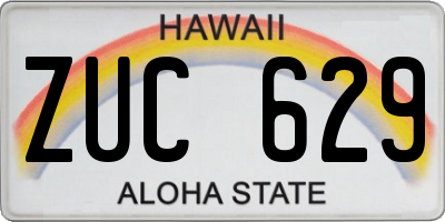 HI license plate ZUC629