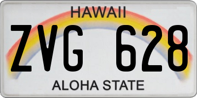 HI license plate ZVG628
