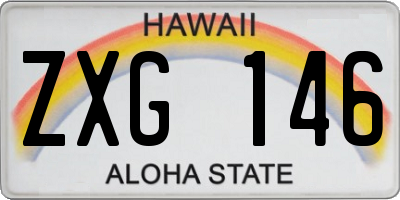 HI license plate ZXG146