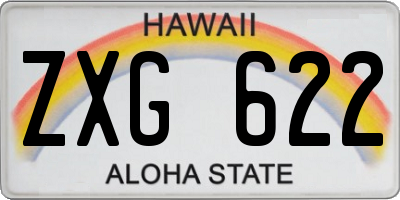 HI license plate ZXG622