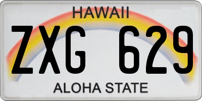HI license plate ZXG629