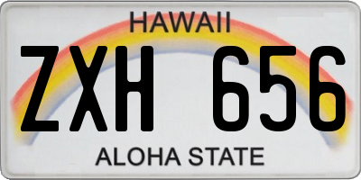 HI license plate ZXH656