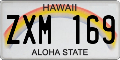 HI license plate ZXM169
