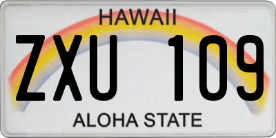 HI license plate ZXU109