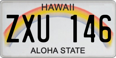 HI license plate ZXU146