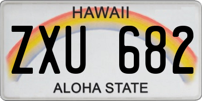 HI license plate ZXU682