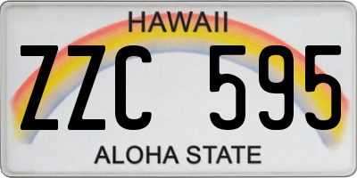 HI license plate ZZC595