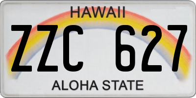 HI license plate ZZC627