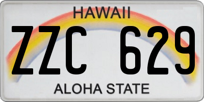 HI license plate ZZC629