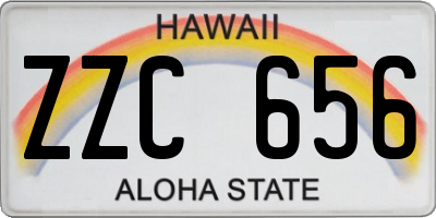 HI license plate ZZC656