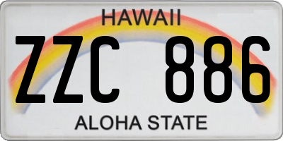 HI license plate ZZC886