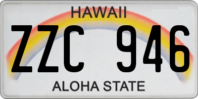 HI license plate ZZC946