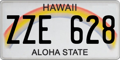 HI license plate ZZE628