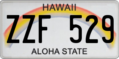 HI license plate ZZF529