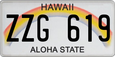 HI license plate ZZG619