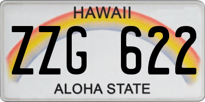 HI license plate ZZG622