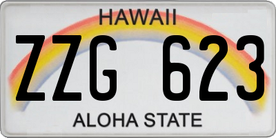 HI license plate ZZG623