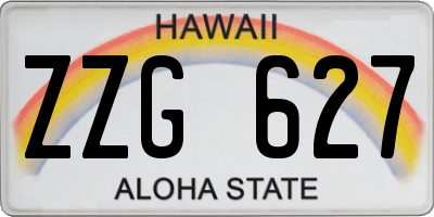 HI license plate ZZG627