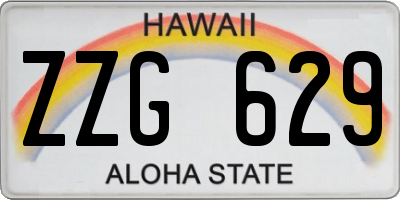 HI license plate ZZG629