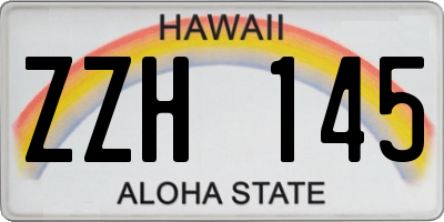 HI license plate ZZH145