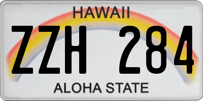 HI license plate ZZH284