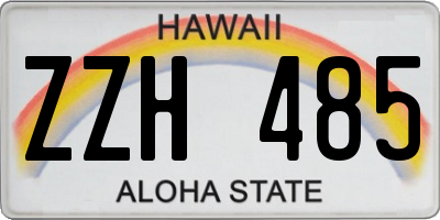 HI license plate ZZH485