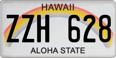 HI license plate ZZH628
