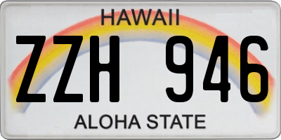 HI license plate ZZH946