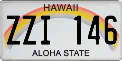 HI license plate ZZI146